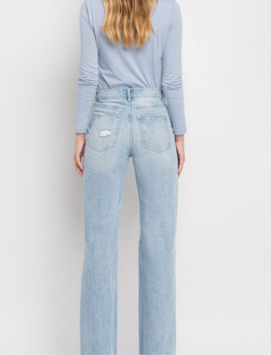Flying Monkey 90’s Vintage Super High Rise Flare Jeans
