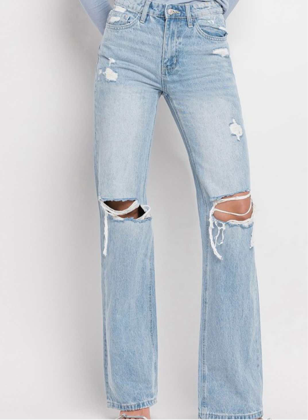 Flying Monkey 90’s Vintage Super High Rise Flare Jeans
