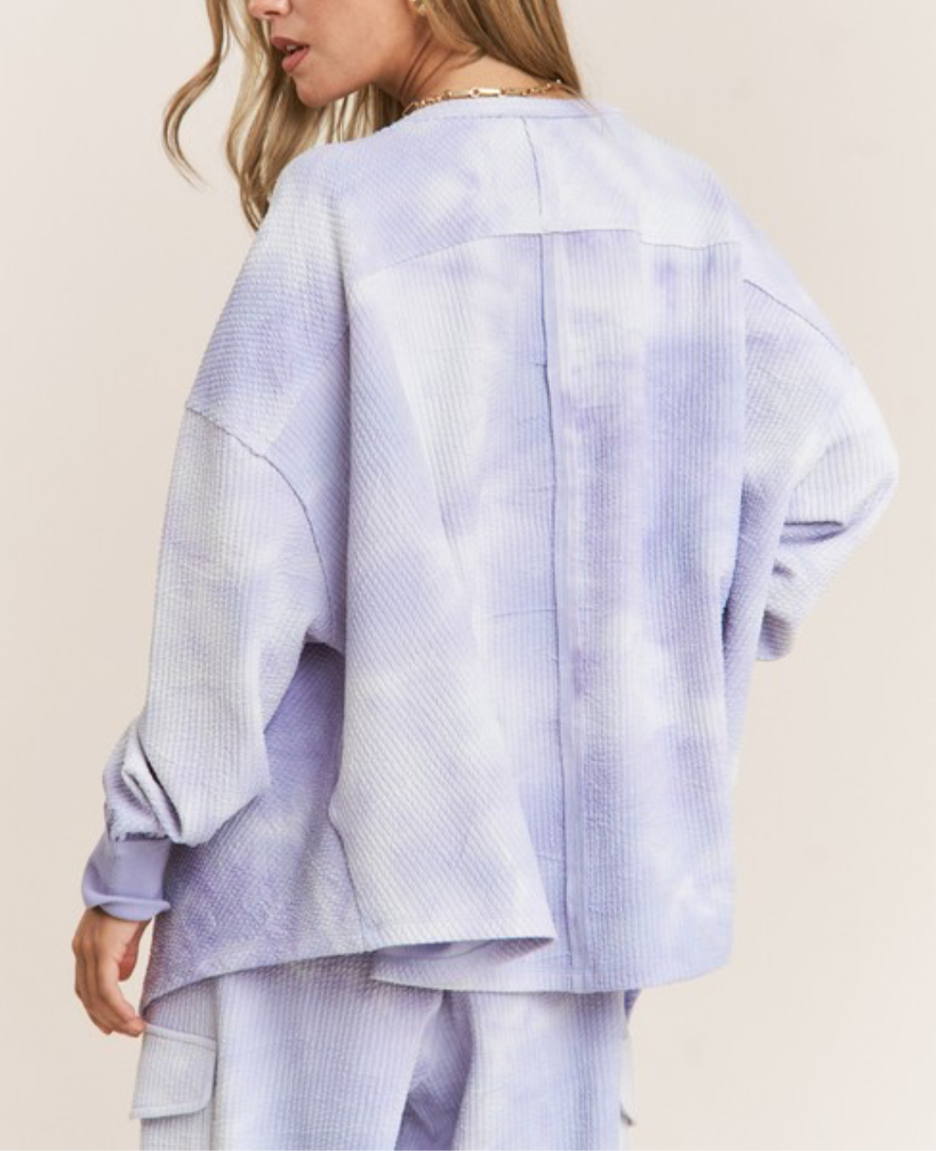 Tie-Dye Oversized Sweat Outfit