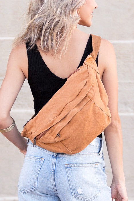 Boho Canvas Crossbody Purse