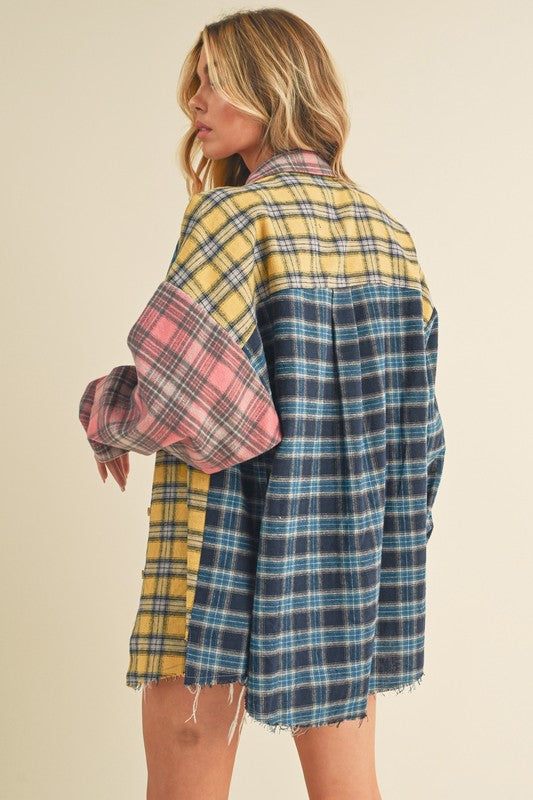 Color Block Flannel